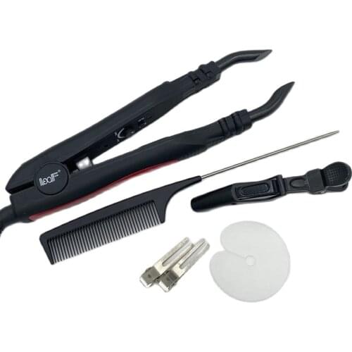 L-678 Black Hair Extension Hot Fusion Iron Heat Hair Connector Temperature Controllable