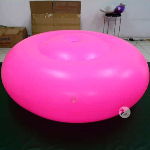 Best Selling Party Round Pink PVC Inflatable Cushion