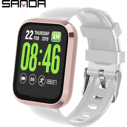 Fashion Sanda Sport Smart Watch Women Watches Adult For Male And Female Electronic Fitness Running Walking Bracelet Mens Digital