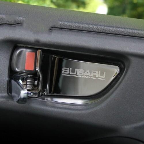 Car Door Handle Bowl Cover Patch trim for Subaru Forester Xv Outback Legacy Impreza STI 2013-2017 Accessories car styling