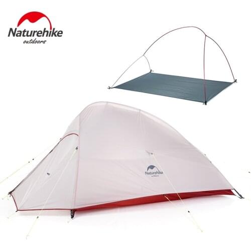 Naturehike New Free Self Standing 2 Person Ultralight outdoor Camping Tent Cloud UP 2 Updated 20D Silicone Fabric tent
