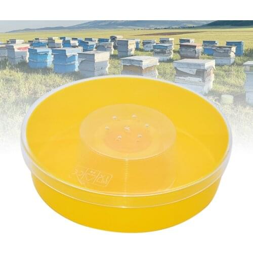 Bee Rapid Feeder Round Beehive Water Feeder Beehive Drinking Bowl for Beekeeping Supplies
