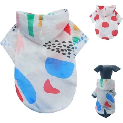 Hot Sale Pet Dog Clothes Sunscreen Teddy Poodle Clothing For Pets Puppy Sunscreen Dog Clothes For Small Dogs Size S-XL