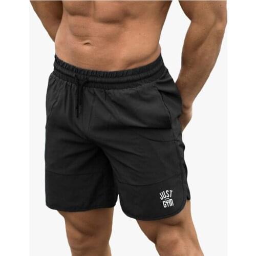 Brand Mens Mesh Gym Bodybuilding Training Fashion Workout Breathable Muscle Fitness Running Comfortable Plus Size Sports Shorts