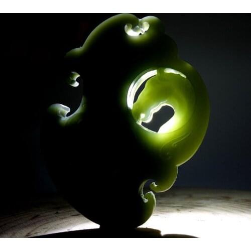 High quality natural green jade pendant handcarved dragon horse jade pendants top brand jade jewelry jadeite jade necklace