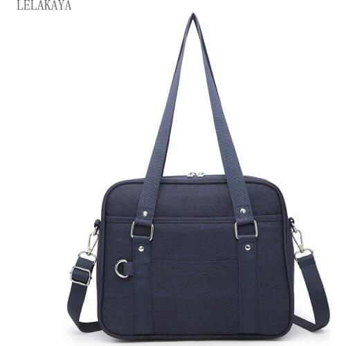 Japanese School Student Daily Messenger Bags Satchel Cartoon JK Uniform Handbag Girly Girl Solid Oxford Travel Shoulder Bags New