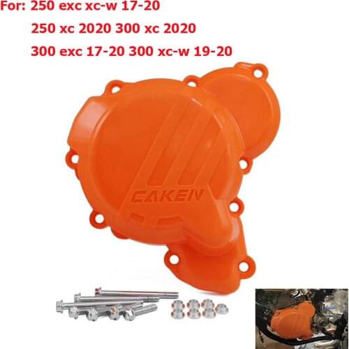 MOTORCYCLE ENGINE IGNITION COVER PROTECTOR FOR KTM EXC XC XC-W 300 250 2017 2018 2019 2020 MOTOCROSS ENDURO DIRT BIKE PART