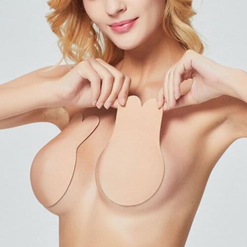 Strapless Bras Women Invisible Sticky Bra Reusable Bralette Self Adhesive Bra Silicone Push up Sticky Bra FD25996383