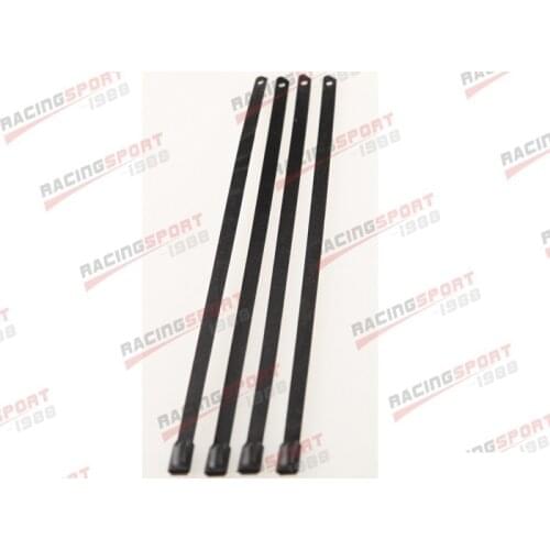 4PCS 12" STAINLESS STEEL WIRE/CABLE TIES LONG FOR EXHAUST PIPE METAL HEADER WRAP