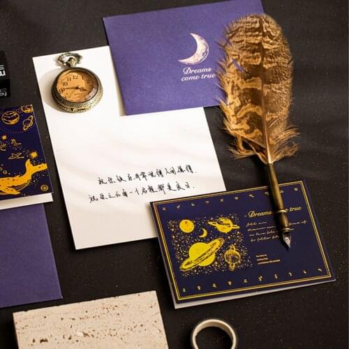 8Pcs Blank Cards and Envelopes Cardstock School Invitations Thank You