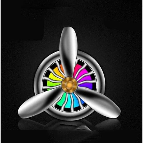 Car Perfume Car Air Conditioning Air Outlet Rotating Aromatherapy Car Fan Car Interior Decoration Car Air Freshener