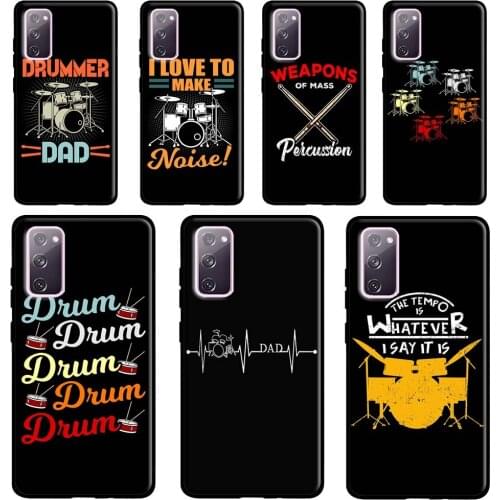 Drum Drummer Music DJ Case For Samsung Galaxy S20 FE S21 Ultra Note 20 Note 9 10 S10e S8 S9 S10 Plus Phone Cover