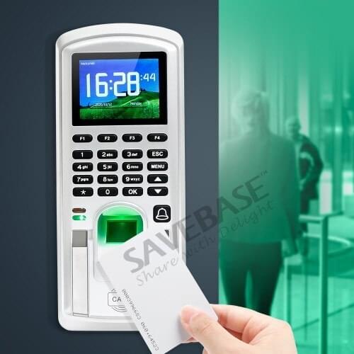 HOMSECUR Biometric Fingerprint Access Control And Time Attendance With ID Card Reader+USB