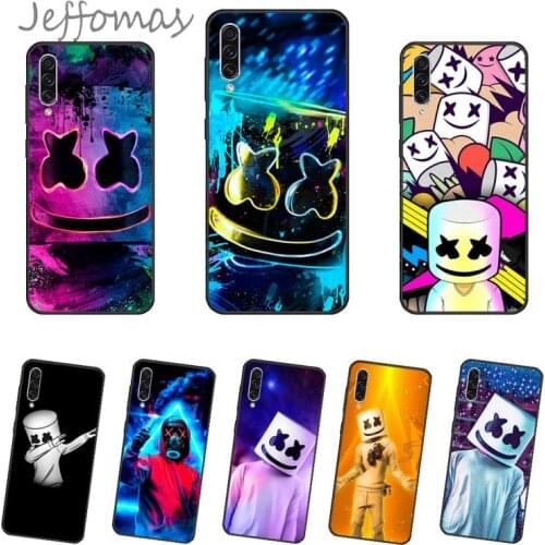 DJ marshmallow Phone Case For Samsung galaxy S 7 8 9 10 20 edge A 6 10 20 30 50 51 70 note 10 plus