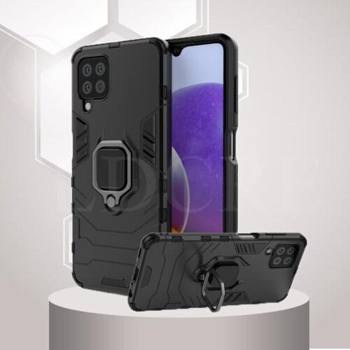 For Samsung Galaxy A22 Case Shockproof Armor Finger Ring Bracket Bumper Kickstand Case For Galaxy A22 For Samsung Galaxy A22 5G