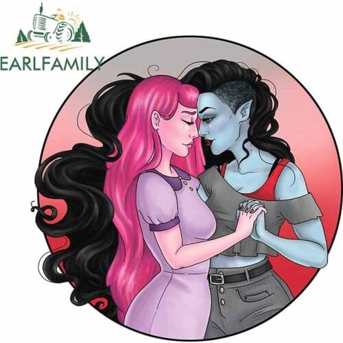 EARLFAMILY 13cm x 13cm For Slow Dance Car Stickers Bumper Decal Waterproof Creative Sticker Vinyl Material Decoration