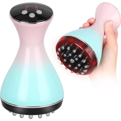 Electronic Meridian Brush Electric Scrapping Massager Tool Anti Cellulite Magnet Therapy Guasha Scraping Fat Burner Slimming