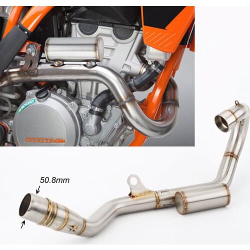 Exhaust pipe muffler for motorcycle off-road vehicle 250 EXC exhaust pipe 250 EXC-F 250 front section
