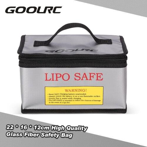 GoolRC 22 * 16 * 12cm High Quality Glass Fiber RC LiPo Battery Safety Bag Safe Guard Charge Sack