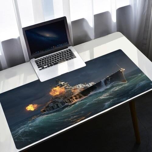 World Of Warships Gaming Computer Accessories Mouse Pad Pc Speed Gamer Keyboard Mousepad Anime Cute Mouse Mats Xxl varmilo Pads