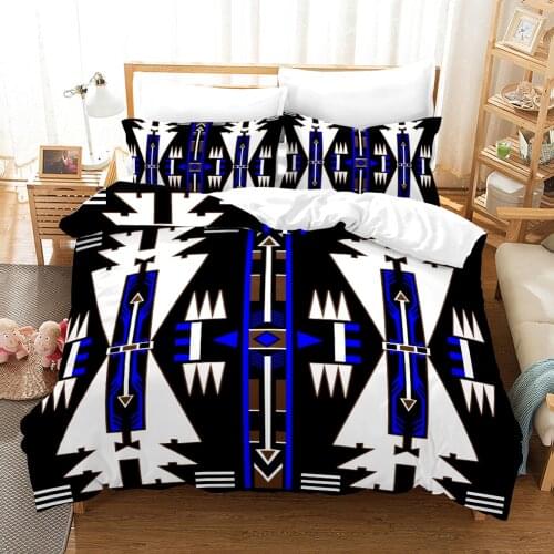 3D Bedding Set 3D Print Design Duvet Cover Sets King Queen Twin Size Dropshipping Ethnic pattern