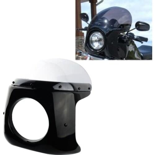 Motorcycle Retro Racer Style Headlight Fairing with Screen Universal fit 7 inch For Suzuki GN GR GS GT GZ LS 125 250 425 450 550