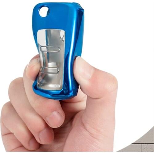 Soft TPU Car Key Case Full Cover For VW Volkswagen Polo Golf Passat Beetle Caddy T5 Up Eos Tiguan SkodaA5 SEAT Leon Altea