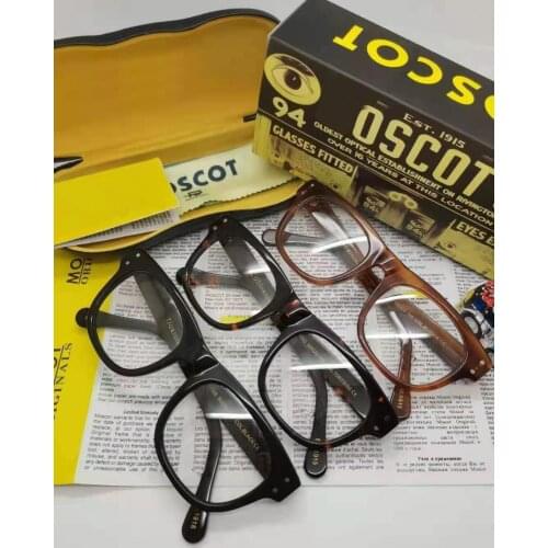2021 New Johnny Depp Eyeglasses Men Women Optical Glasses Frame Computer Goggles Acetate Vintage Style Top Quality With Box