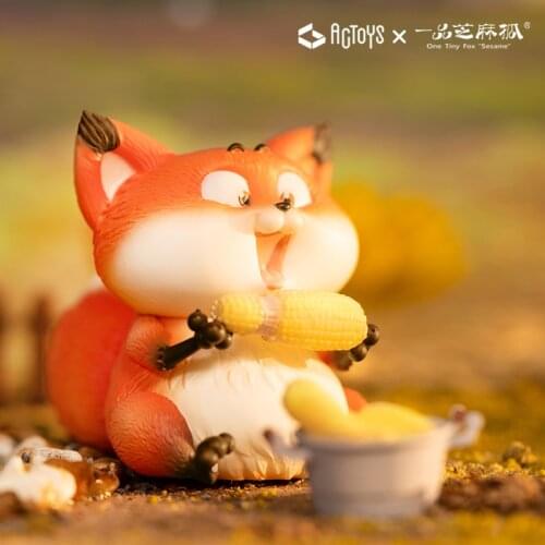Original Yipin Sesame Fox Series Blind Box Toy Figurine Can be Designated Cute Anime Character Gift Model Free Shipping