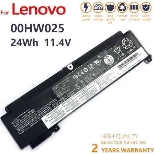 Genuine Lenovo Original SB10F46463 Battery For Lenovo ThinkPad T460s 01AV405 01AV407 SB10J79004 00HW024 00HW025 00HW038 11.4V