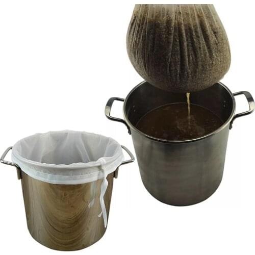 Beer Homebrew Filter Bag for Brewing Malt Boiling Wort Mash Strainer Tool Mesh Nylon Food Strainer Bag Nut Juice Filter 120 Mesh