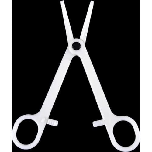 1PC Profession Acrylic Disposable Body Piercing Plier Plastic Clamp Body Ear Lip Navel Nose Tongue Eyebrow Piercing Forcep Tool
