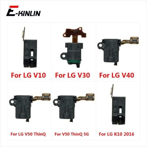 Headphone Jack Port Connector Ear Earphone Audio Flex Cable Repair Parts For LG V10 V20 V30 V50 ThinQ 5G K10 2016 K430