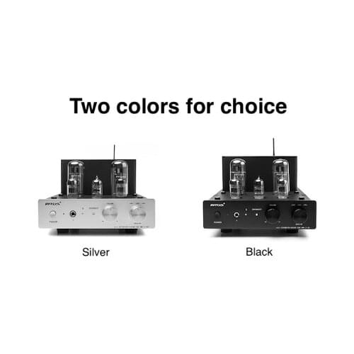 Rftlys EA1A EL34 2pcs 6N1 vacuum tubes and 12AX7 Tubes Amplifier Integrated Headphone With BT Receiver