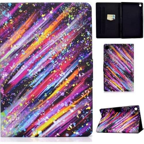 Painted T10 T10S Cover For Huawei Matepad T10s Case 10.1 AGS3-L09 AGS3-W09 Flip Cover For Huawei Matepad T10 Case AGR-L09/W09