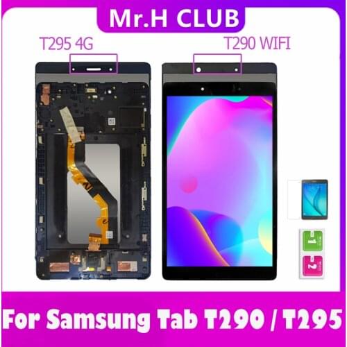 8.0" LCD For Samsung Galaxy Tab A 8.0 2019 SM-T290 SM-T295 T290 T295 LCD Display Touch Screen Digitizer Assembly with Frame