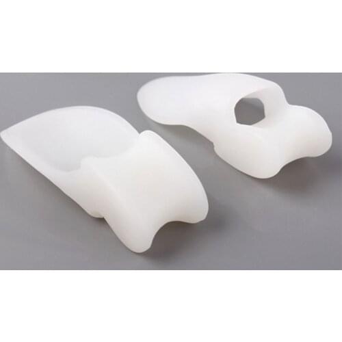 1 Pair=2pcs Fashion Big Toe Separators Hallux Valgus Corrector Toes Thumb Braces & Supports Gel Insoles Toe Separator