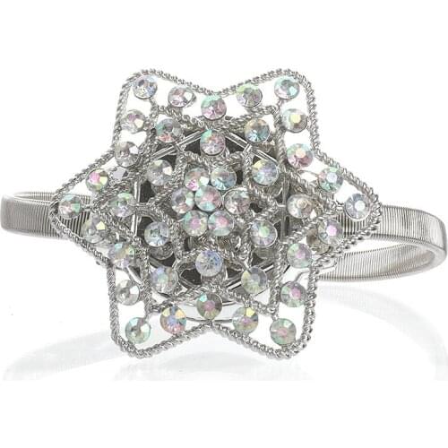 1pcs Magnetic Curtain Clip Curtain Holders Tieback Hanging Diamond Curtain Hooks Pentagram Home Curtain Buckle Attache