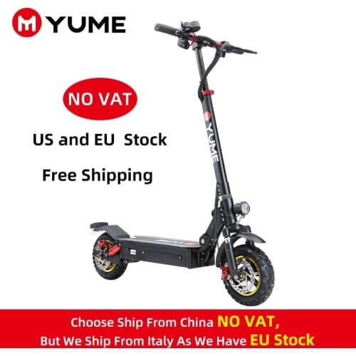 YUME S10 10 Inch Off Road Tire Single Motor 48V 1000W Foldable Electric Scooter US EU Stock