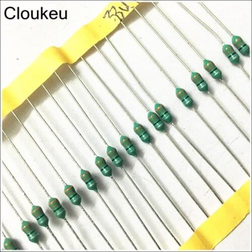20Pcs 1/4w 33uH 330 Color ring inductance Inductor 0307 33uH 330K