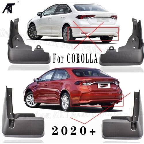 4Pcs/Set Car Mud Flaps Front Rear Mudguards For Toyota Corolla E210 4dr Saloon Sedan 2019 2020 Splash Guards Fender Mudflaps