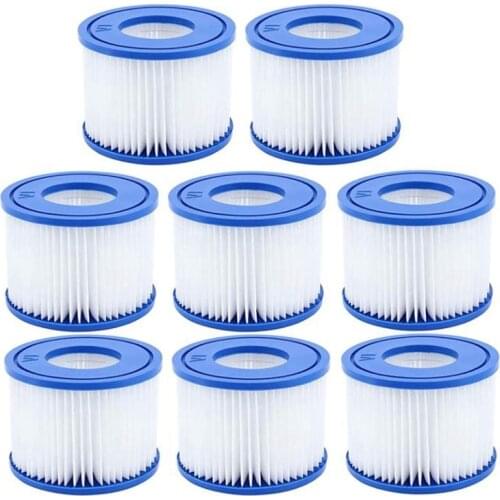 8 Pcs Pool Filter,for Bestway Spa Filter Pump Cartridge Type VI,Hot Tub Filters for Lay-Z-Spa,for Coleman SaluSpa Filter
