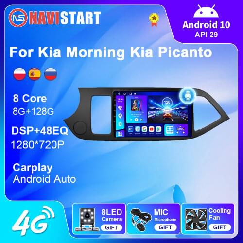 Car Radio For Kia Morning Kia Picanto 2011-2016 Android 9.0 Multimedia Video Player Navigation No 1 Din 2 Din Left/Right Hand