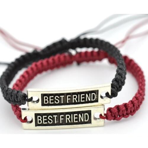 Rope Chain Trendy Best Friend Gift Pulseira Feminina Charm Fine Gift Personalized Boyfriend Girlfriend