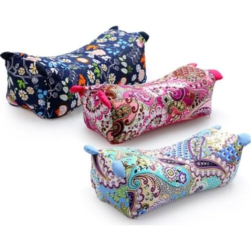 Single coarse cloth tiger square pillowcover can be filled with buckwheat shell pillow coat can be removed washed pillowcase