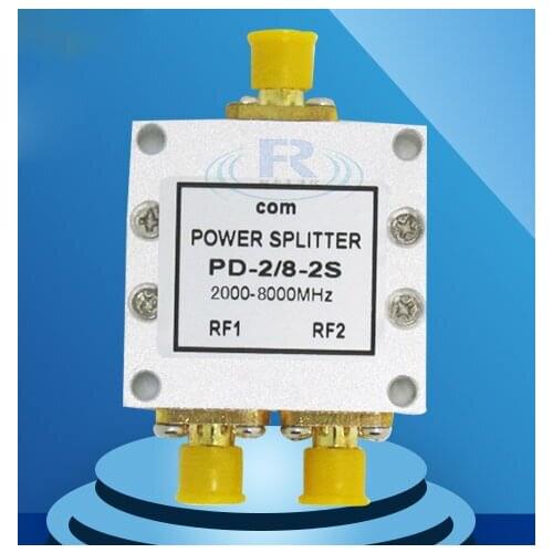 Power Divider One to Two SMA Power Divider 2-8G RF Combiner WiFi 5.8G Microstrip Power Divider