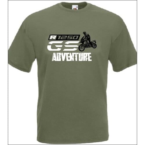 R 1250 Gs Adventure T-Shirt Motorrad Motorcycles New 2019 Summer Cotton Men Short Sleeve Printing O-Neck T Shirts