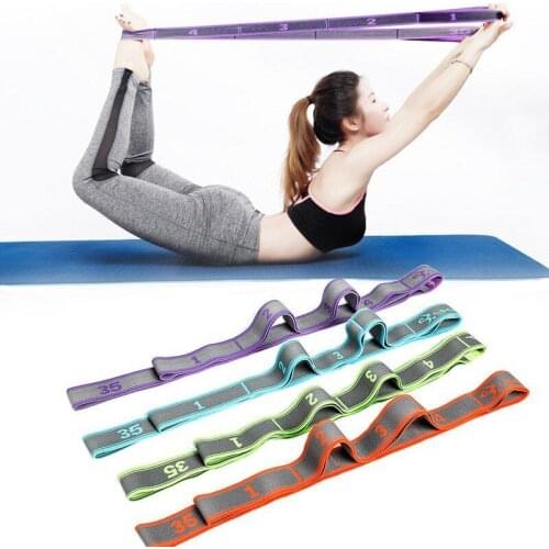 Professional Gymnastics Adult Girl Latin Training Bands Pilates Yoga Stretch Resistance Bands Fitness Elastic Tension Band Sport