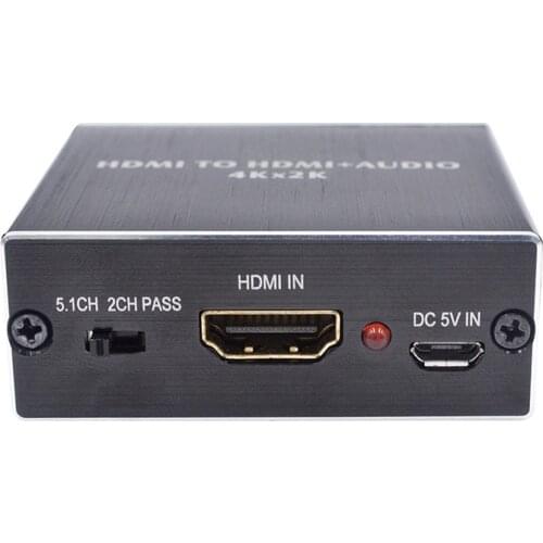 HDMI-compatible Audio Extractor Stereo Extractor Converter Optical TOSLINK SPDIF + 3.5mm Audio Splitter Adapter