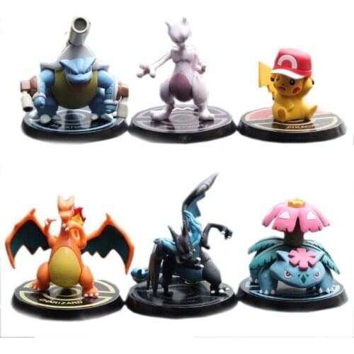 Spot 6-7 CM New Products Pikachu Anime Figures Model Doll Toys Gift Christmas Gifts Pokemon Action Figures Toys For Children